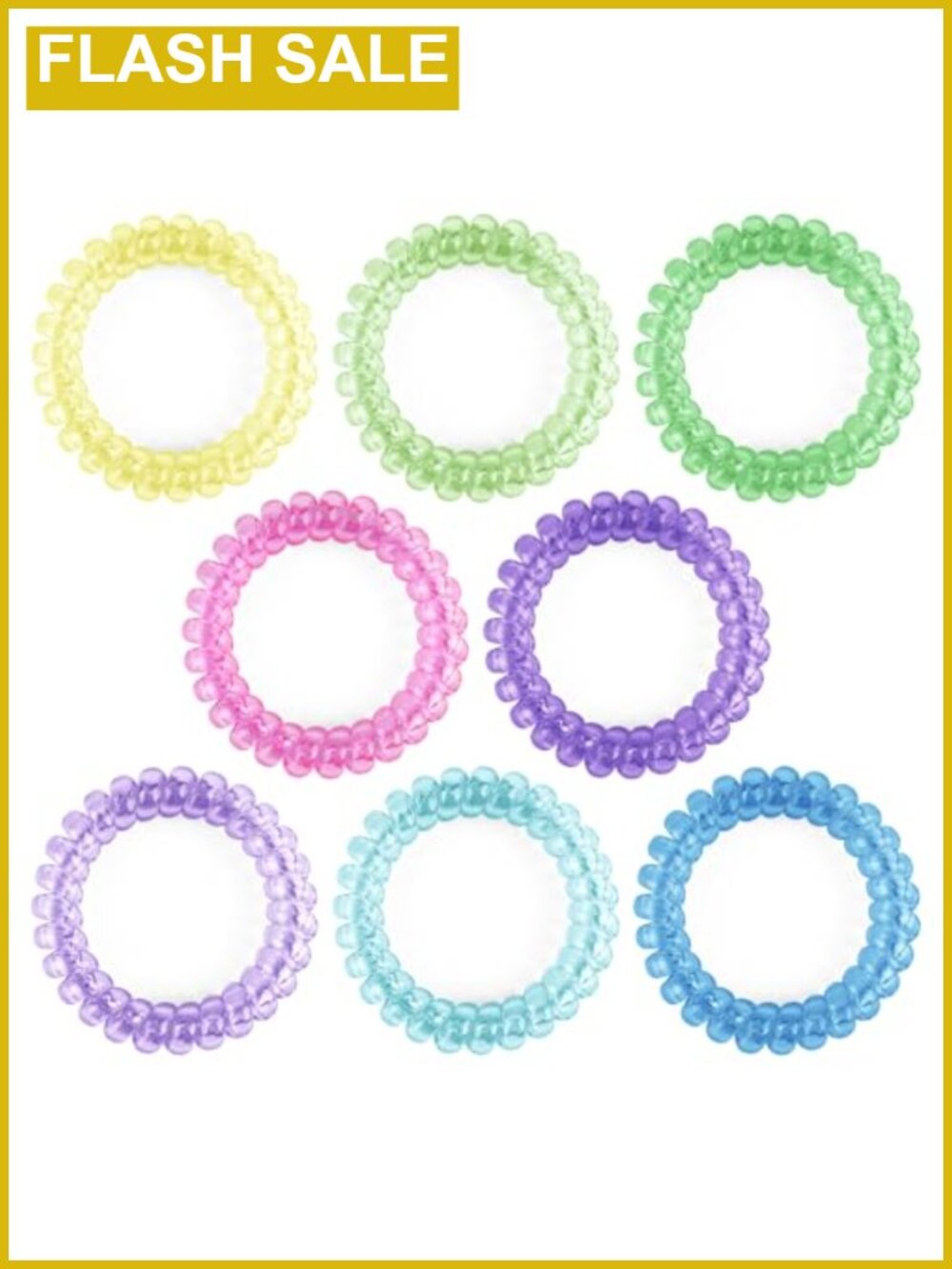 8 Pack Stretchy Coil Fidget Sensory Bracelets for Kids Teens Special Needs